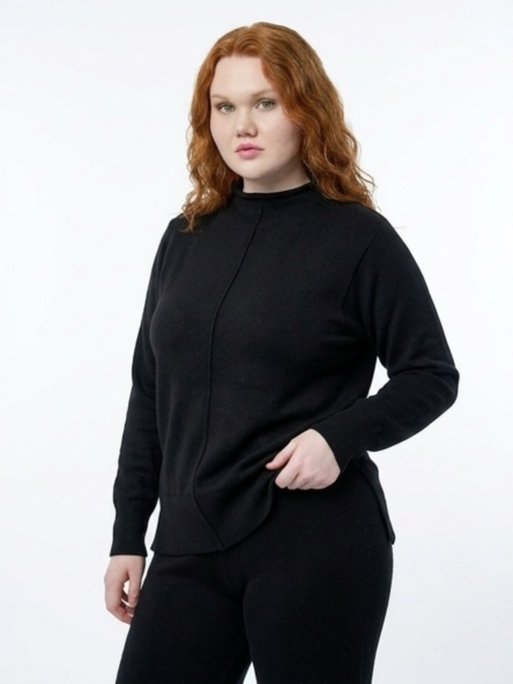 Black sweater and sweater pants Set